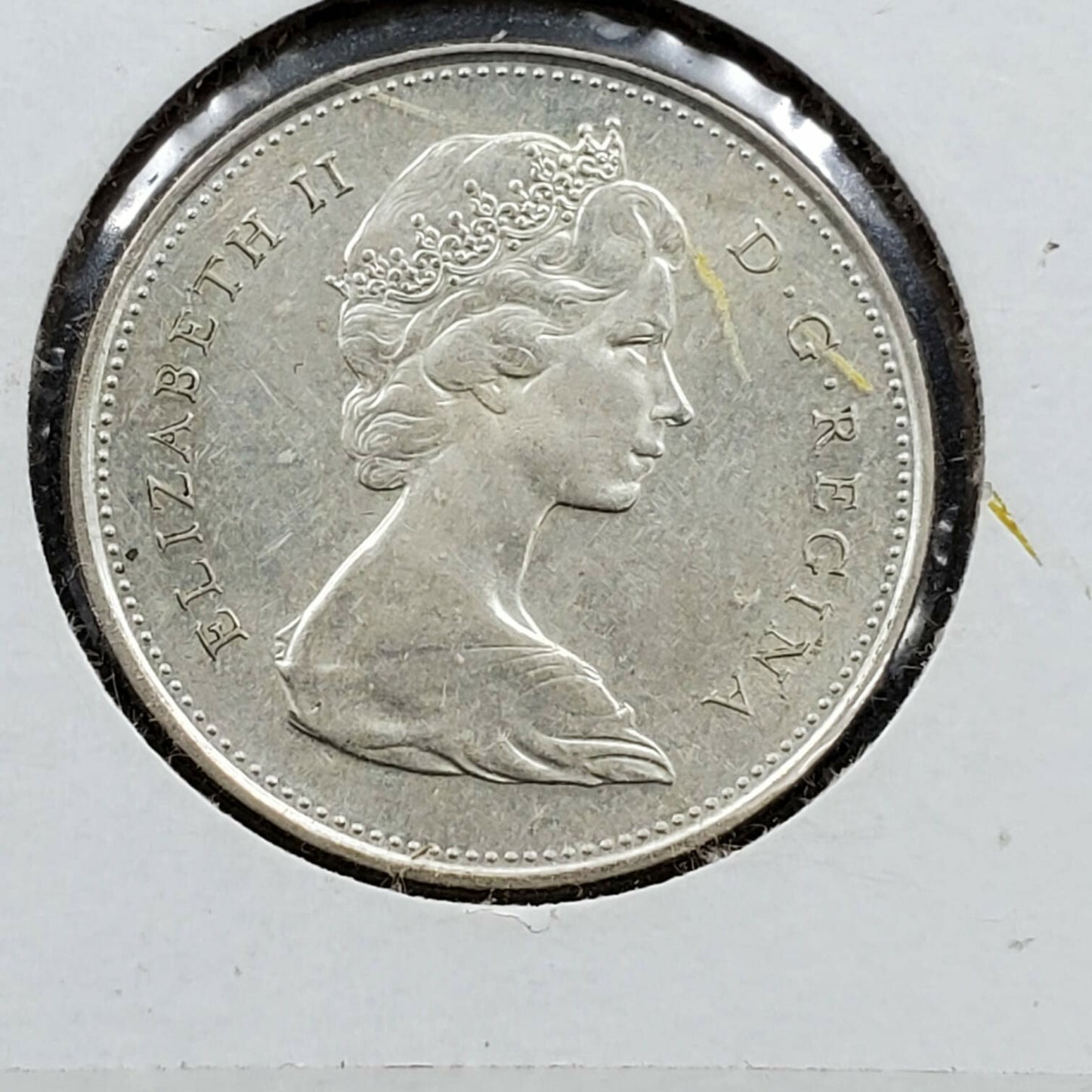 1967 25c Canada Silver Quarter Bobcat Cougar Coin Average UNC ComboShip Discount