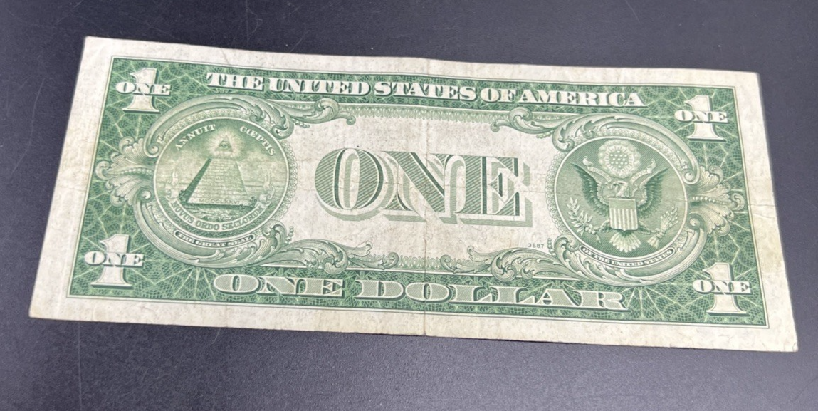 1935 B $1 US Silver Certificate CH VG Circ #63