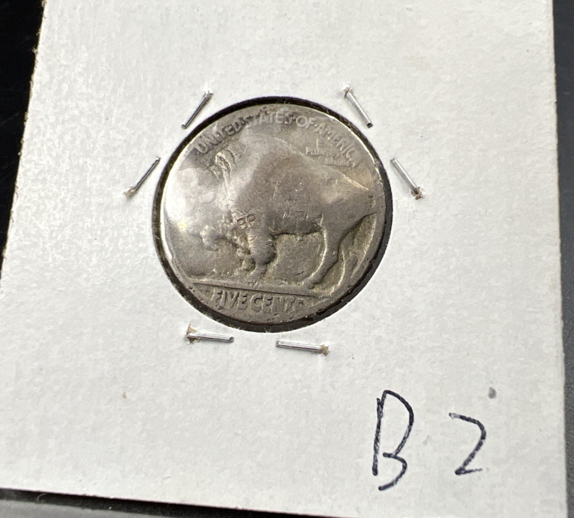 Hobo Buffalo Nickel Coin Modern Carving SKU#B2