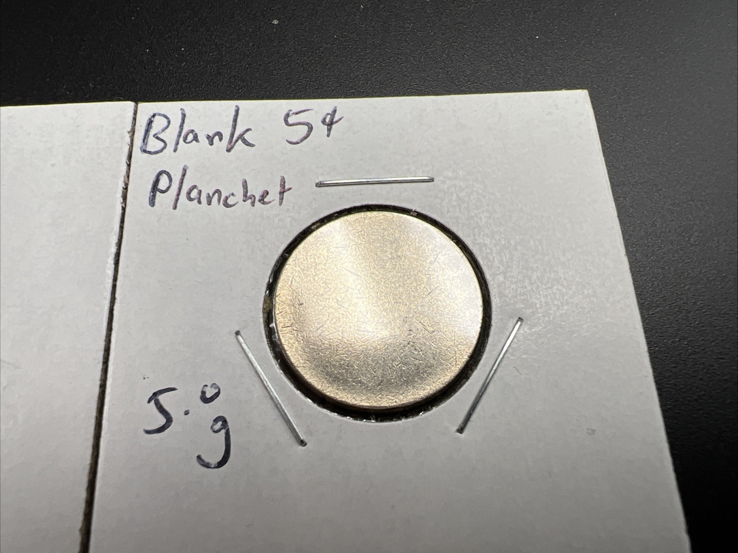 Blank Planchet Error Collector's lot 1c & 5c US Cent & Nickel Planchets UNC #a