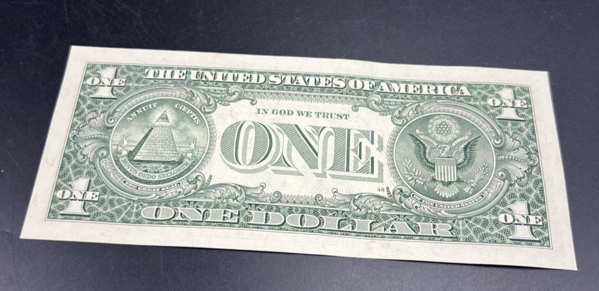 2003 $1 UNC FRN Colorized Washington Dollar Bill Choice Uncirculated #602