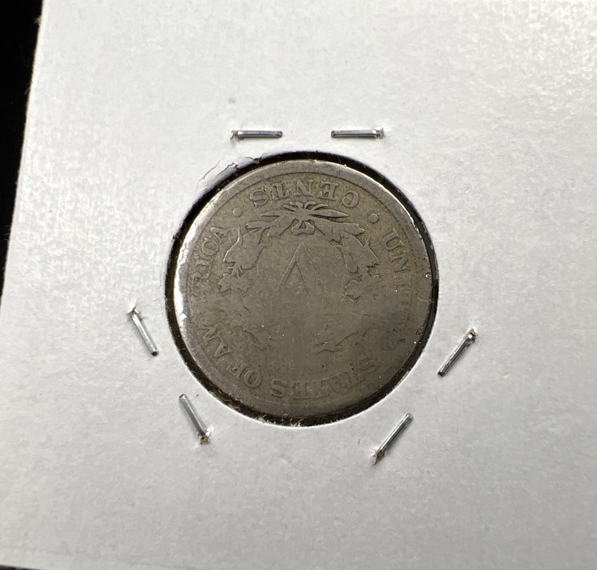 W L Bales Counterstamped 5c Liberty V Nickel 1892 AG Circ