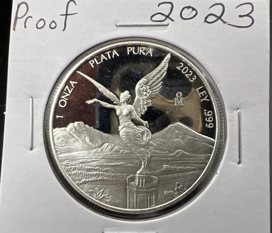 2023 Mexico Proof 1 Oz .999 Silver Libertad Coin SK#b
