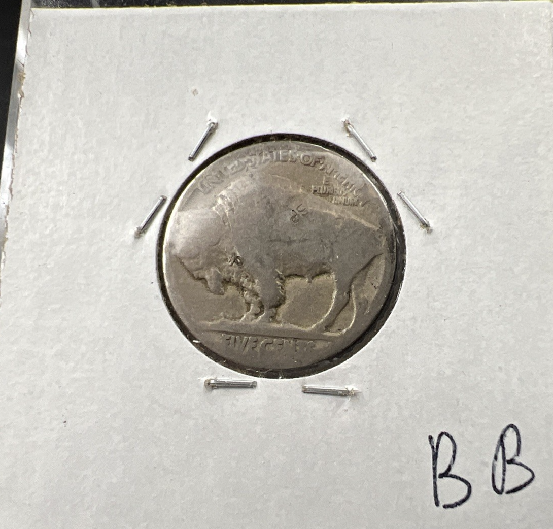 Hobo Buffalo Nickel Coin Modern Carving SKU#BB