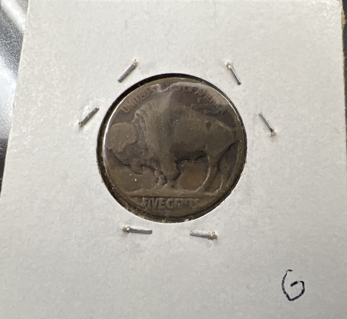 Hobo Buffalo Nickel Coin Modern Carving SKU#G