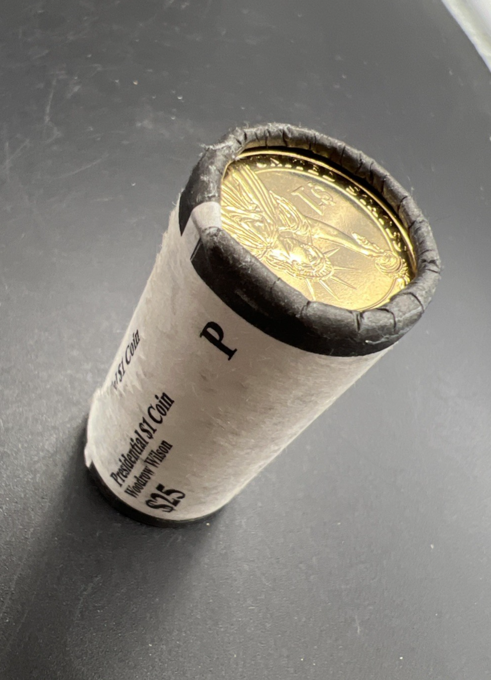 2013 P Woodrow Wilson Presidential Dollar US Mint BU Roll 25 Coins