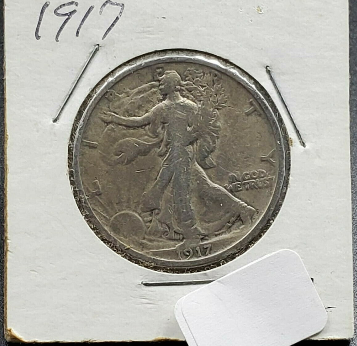 1917 P Walking Liberty Silver Half Dollar Coin Choice Circulated Condition