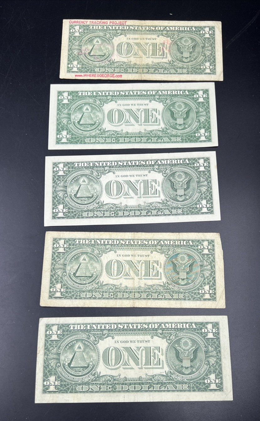 Dollar Bill Collector's Set 2003 Repeater + 1957 1963 1988 2009 * $1 Notes Circ