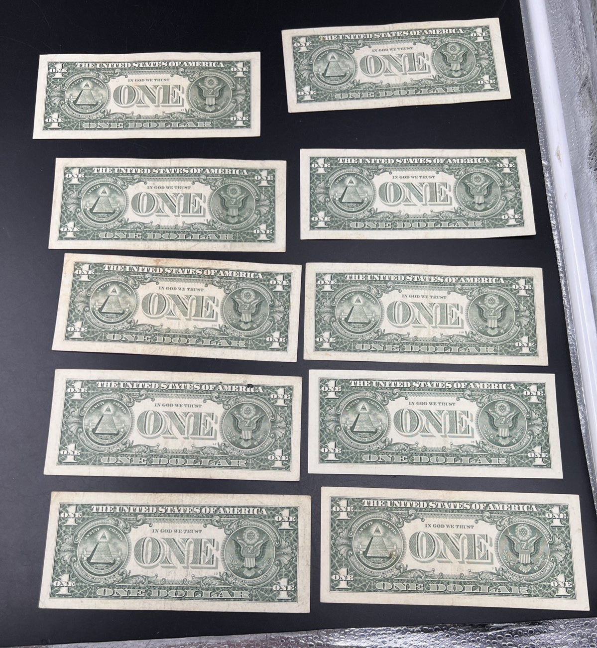 Lot of 10 2013 2017 Star * $1 FRN Federal Reserve Notes Circ #346