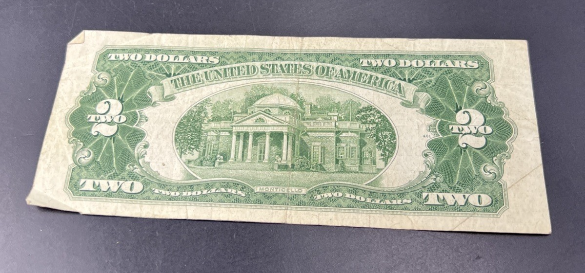 1953 * $2 Star USN United States Notes Fine Circ #984