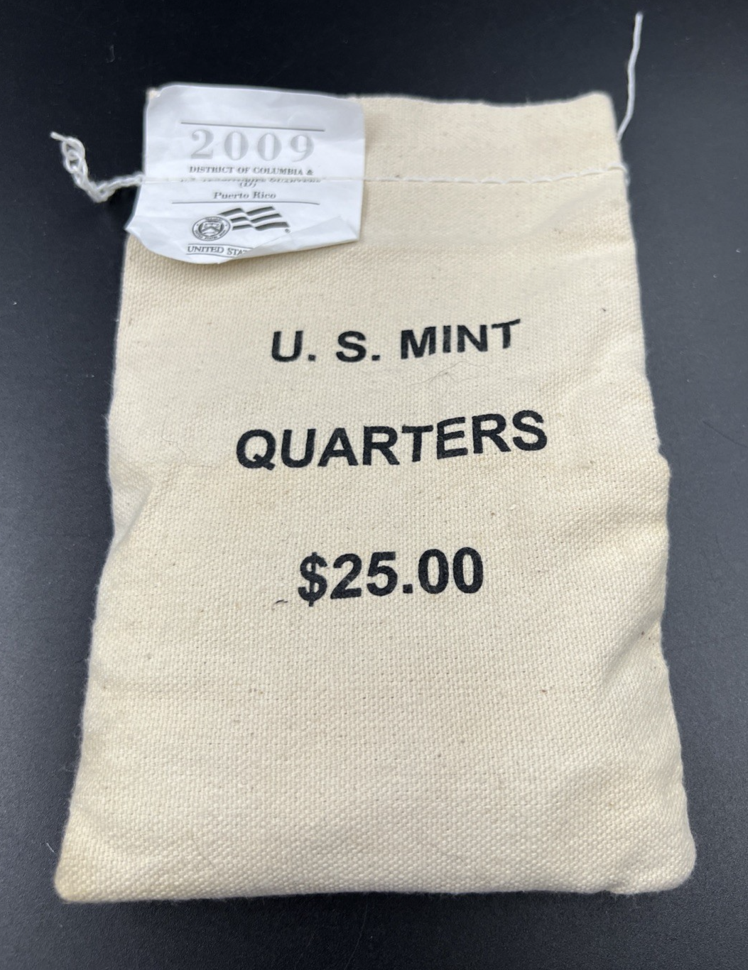 U.S. Mint Bag of 100 2009 D Puerto Rico Territories Quarter Coins BU UNC