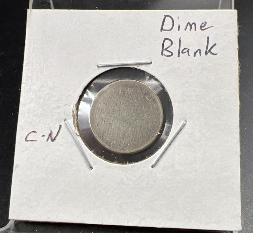T2 Copper Nickel US United States Dime Size Planchet Blank UNC Sk#a