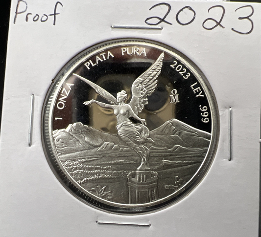 2023 Mexico Proof 1 Oz .999 Silver Libertad Coin SK#a