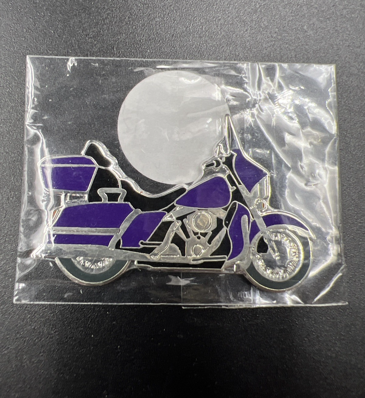 2007 SOMALIREPUBLIC Harley Davidson $1 Purple Cruiser Motorcycle Coin