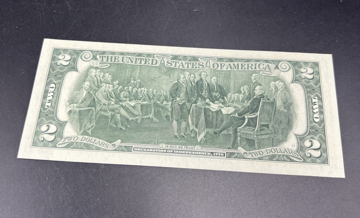 1976 $2 FRN Bicentennial Federal Reserve Note Choice Unc #540 Atlanta District