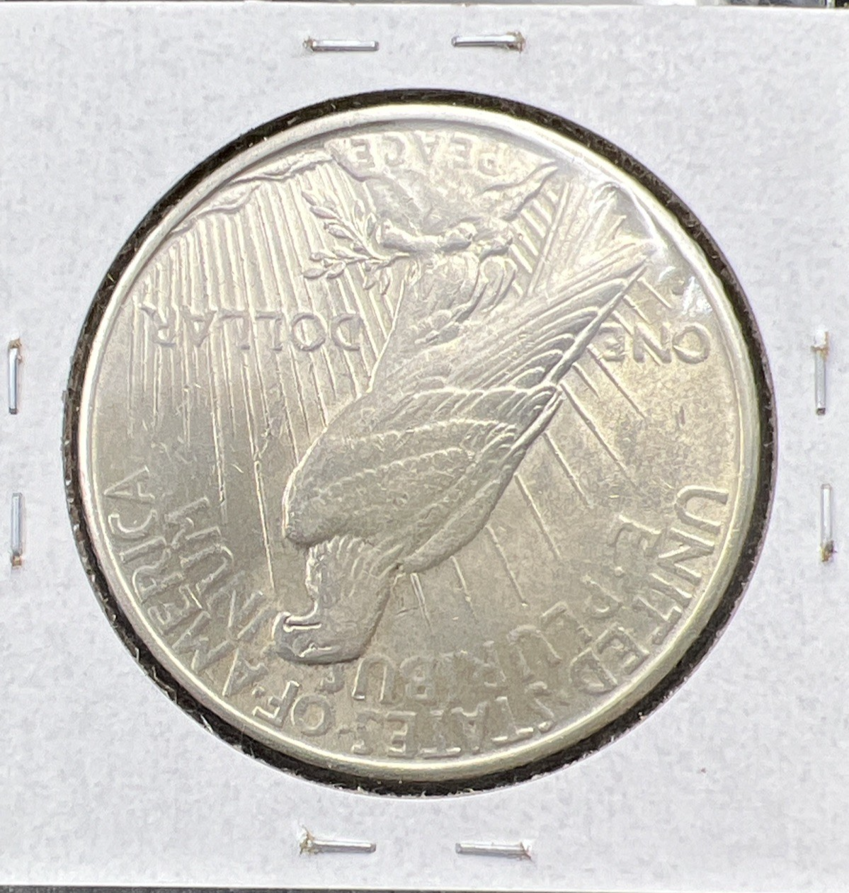 1934 D $1 Peace Silver Dollar Coin VAM 3 Top 50 Variety AU About UNC