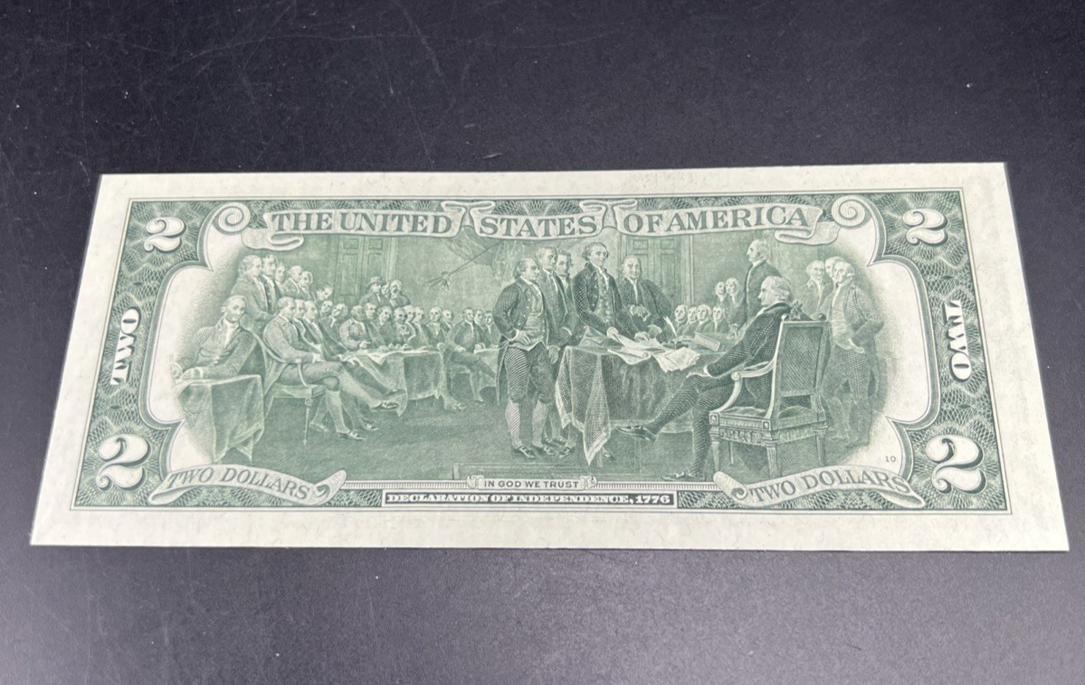 1995 $2 FRN Federal Reserve Note Choice Uncirculated #09343527 Atlanta District