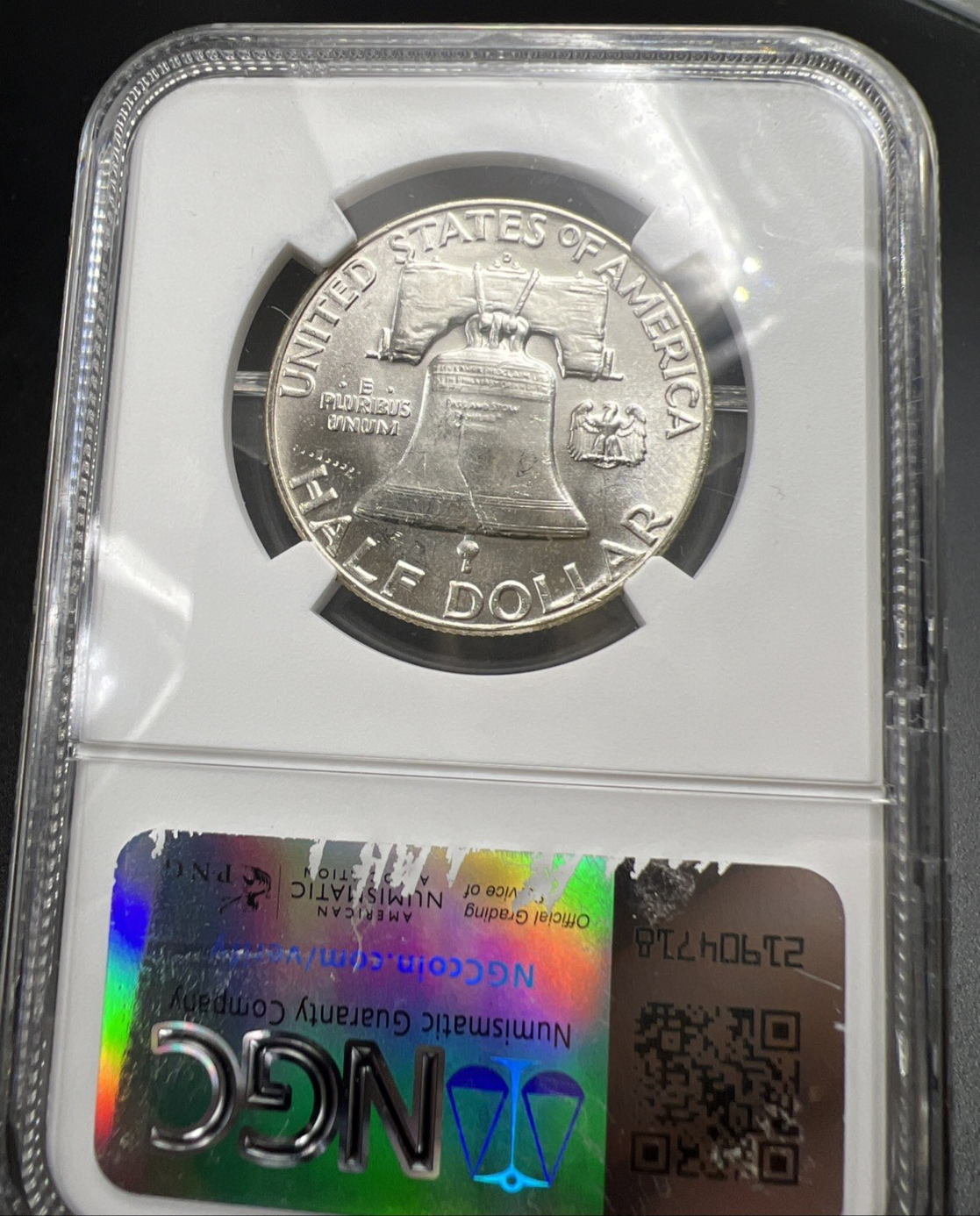 1963 D 50c Frankling Silver Half Dollar Coin NGC MS64 #004 CH BU Certified