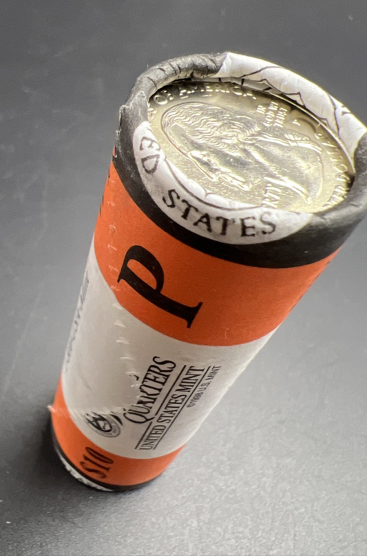 US Mint Certified 2007 P Wyoming State Statehood Quarter Roll BU UNC SK#A