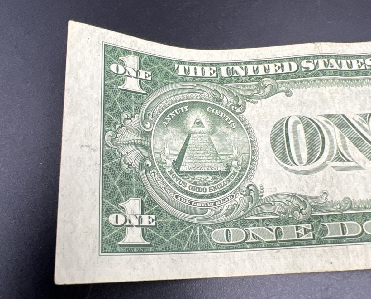 1935 D $1 Narrow Margin One Dollar Silver Certificate VF Very Fine #72