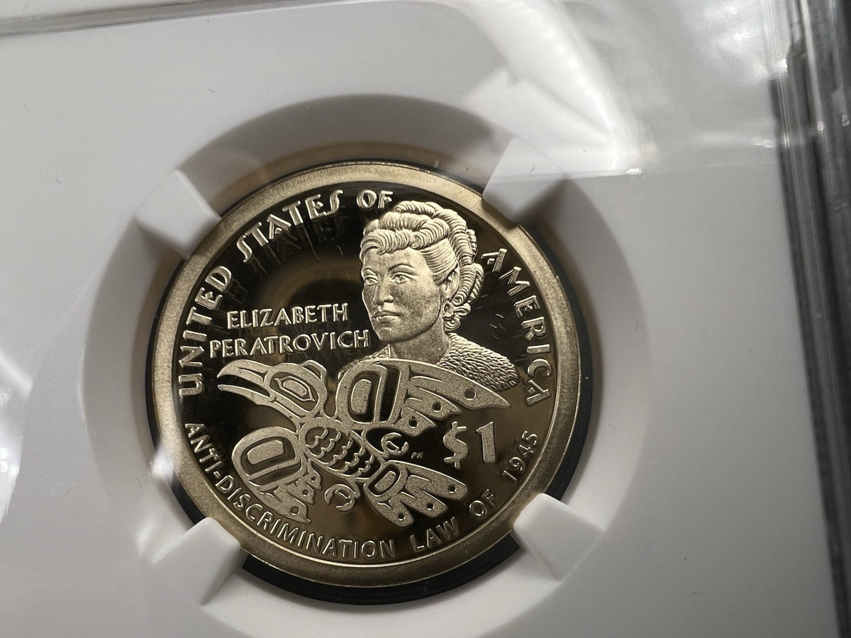 2020 S Sacagawea Anti Discrimination Native Brass Dollar Coin NGC PF70 UCAM #04