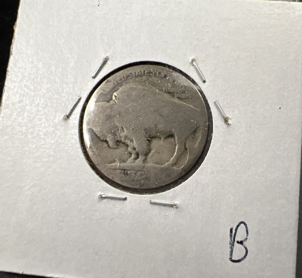 Hobo Buffalo Nickel Coin Modern Carving SKU#B