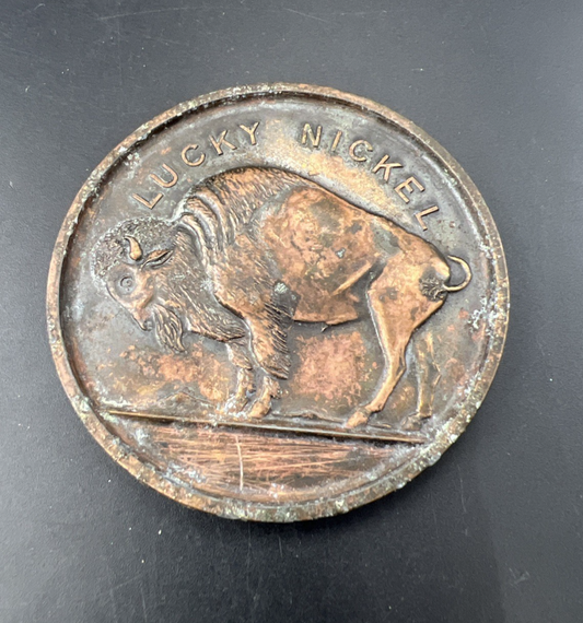Niagara Falls Lucky Nickel Large Souvenir Medallion Circulated