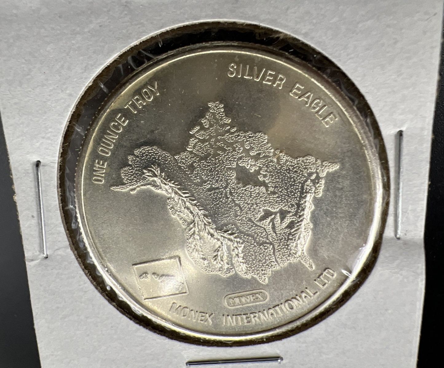 1982 Monex 1 Oz Silver Eagle .999 Art Vintage Round CH BU UNC