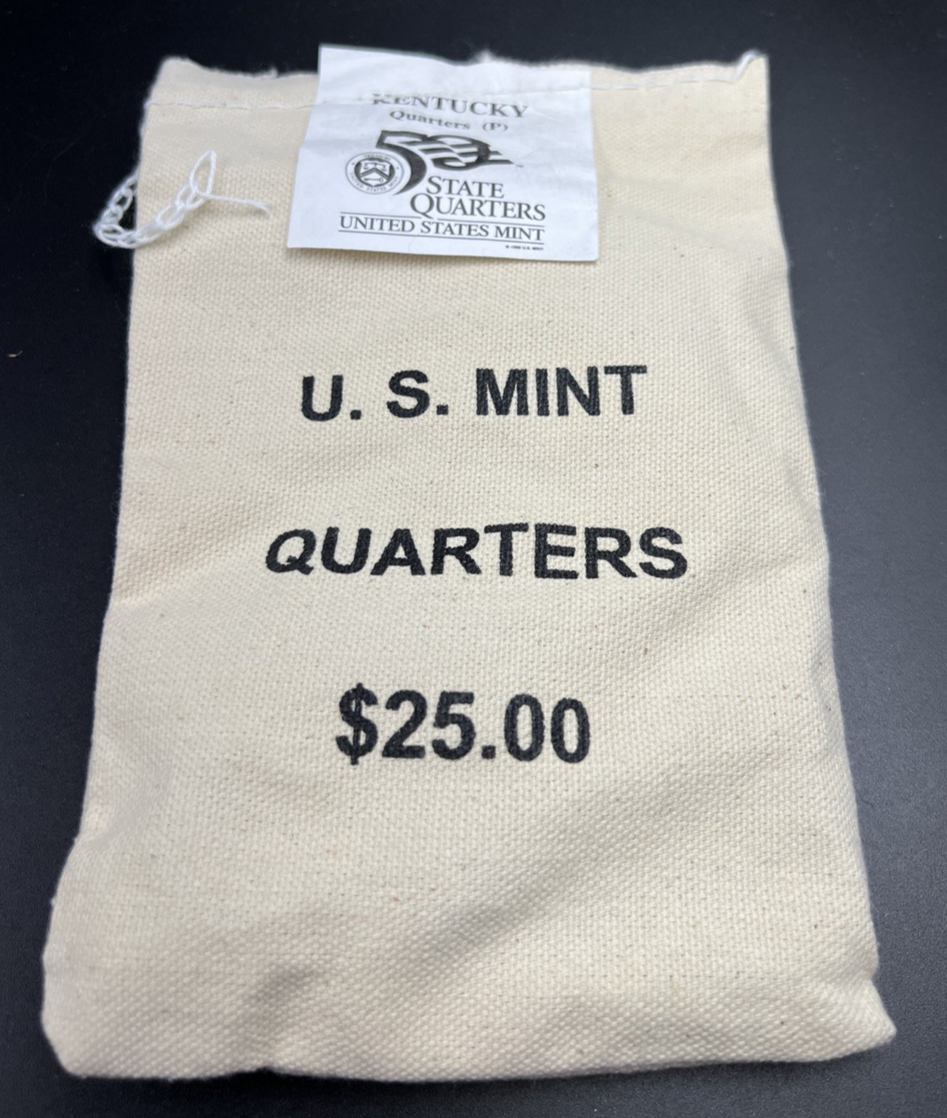 U.S. Mint Bag of 100 2001 P 25c Kentucky State Statehood Quarter Coins BU UNC