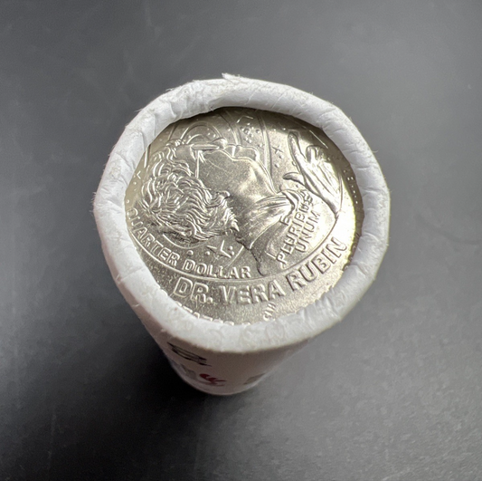 US Mint Certified 2025 D Dr Vera Rubin Women's Quarter 40 Coin BU Roll