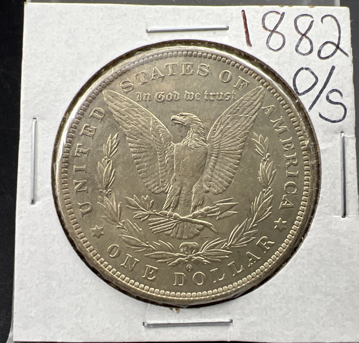 1882 O / S Morgan Silver Dollar Coin CH XF EF Extra Fine Circ