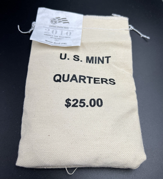U.S. Mint Bag 100 2010 P Mount Hood ATB Quarter Coins BU UNC