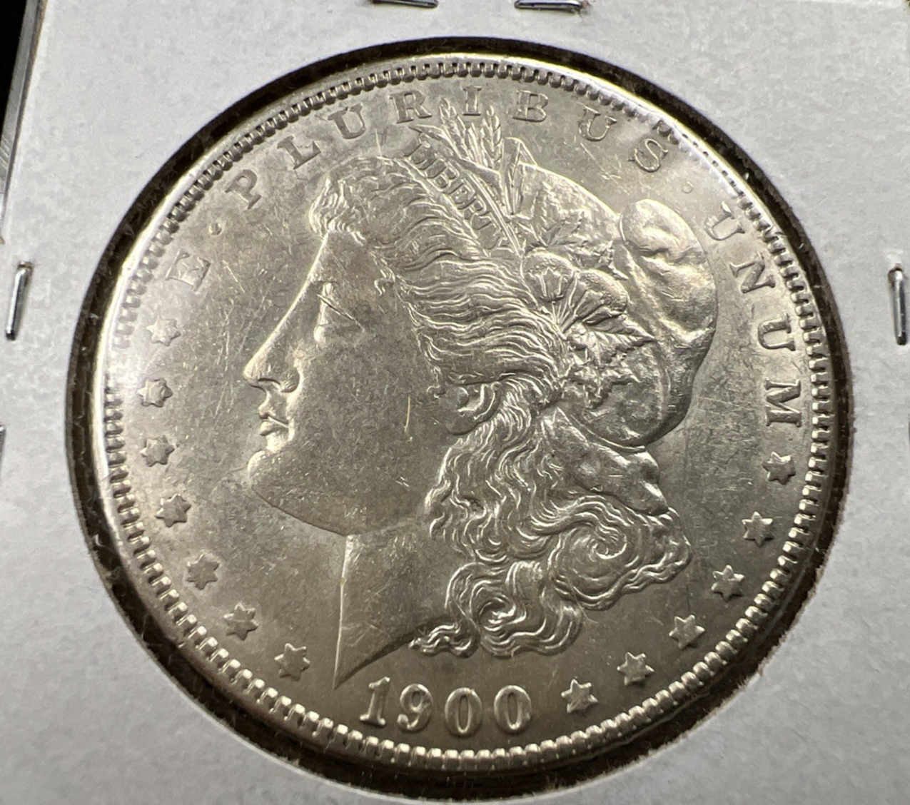 1900 P $1 Morgan Silver Dollar Coin VAM 11 Double Die Reverse DDR AU Details