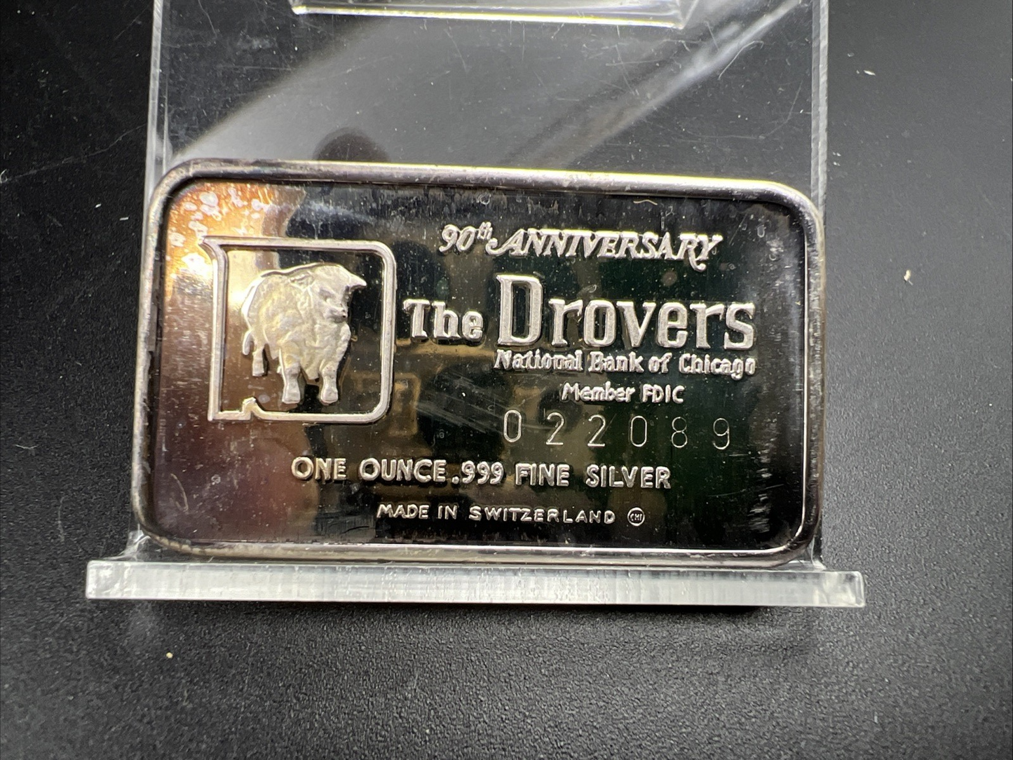 1973 Drovers Country 1 Oz Silver Art Bar