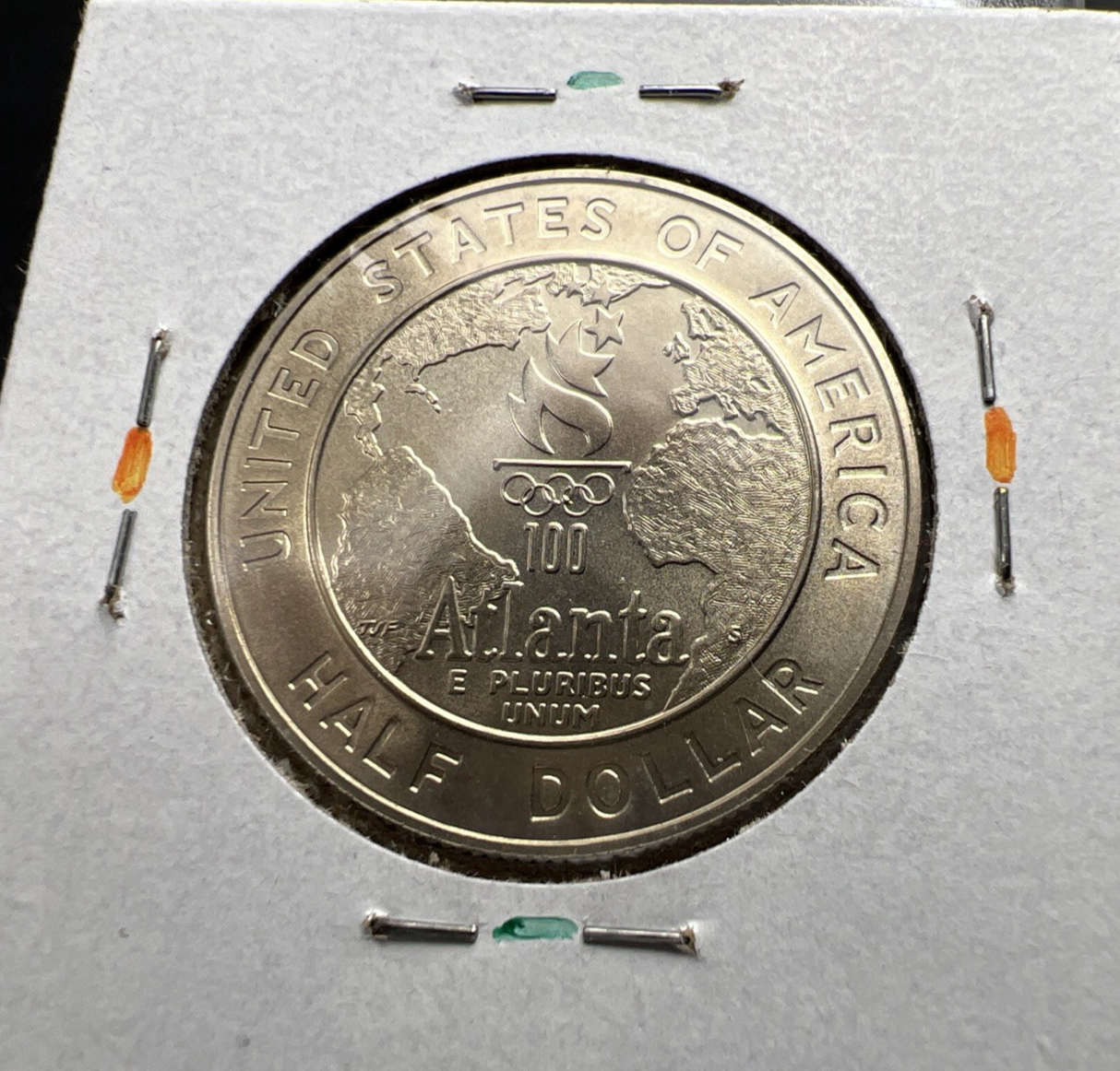 1995 S 50c Basketball Atlanta Olympics Commemorative Half Dollar Coin Gem BU S#1