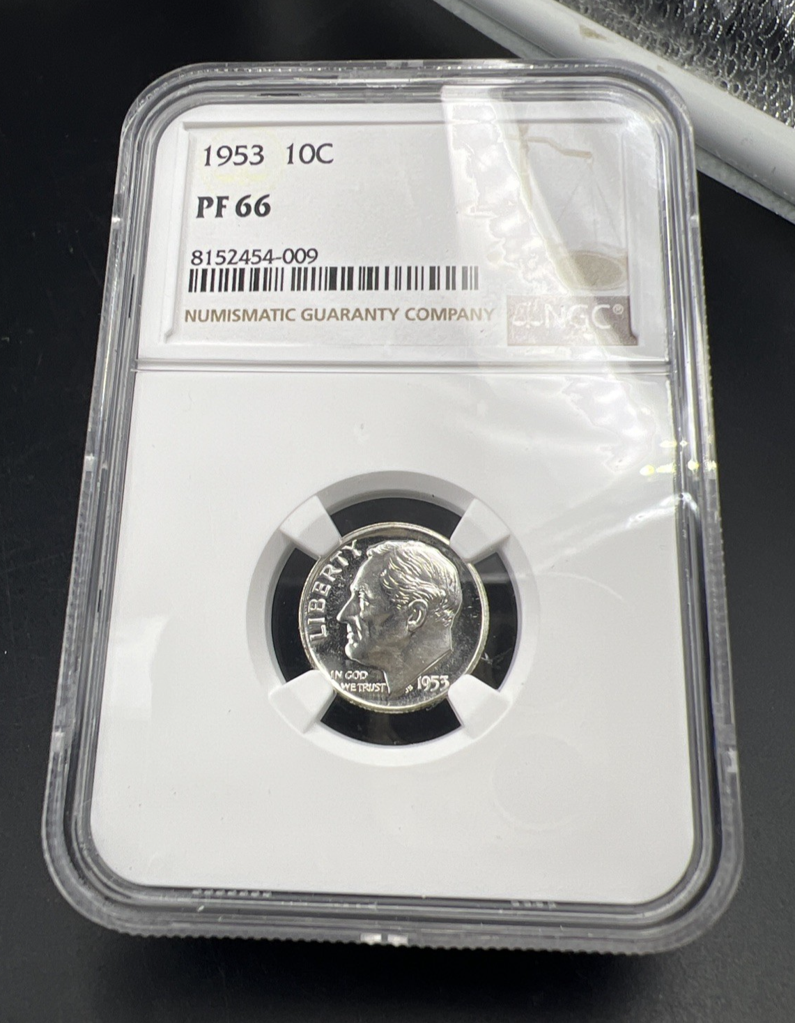 1953 P 10c Roosevelt Silver Dime Coin Proof NGC PF66 #009