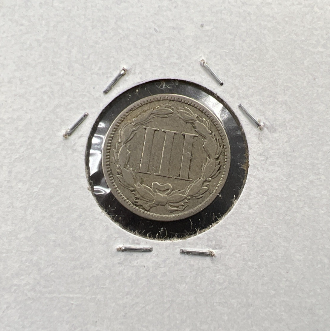 1869 69/9 3c Nickel Coin FS-302 RPD Variety Coin Choice Fine Circulated