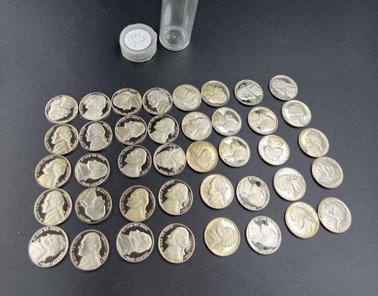 1998 S 5c Proof Jefferson Nickel 40 Coin Roll Choice Proof