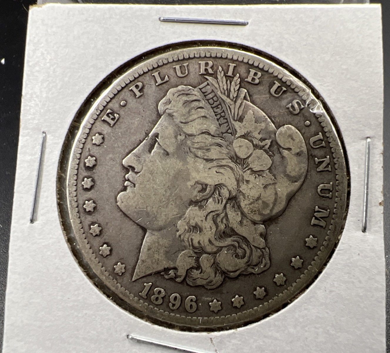 1896 O $1 Morgan Silver Dollar Coin VF Very Fine Circ SK#a
