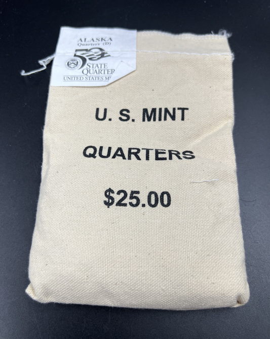 U.S. Mint Bag of 100 2008 D Alaska State Statehood Quarters BU UNC