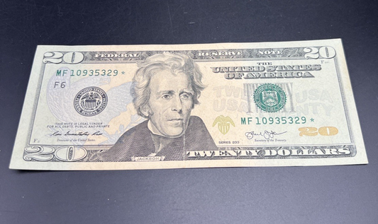 2013 $20 * Star Federal Reserve Note Fine Circ #329