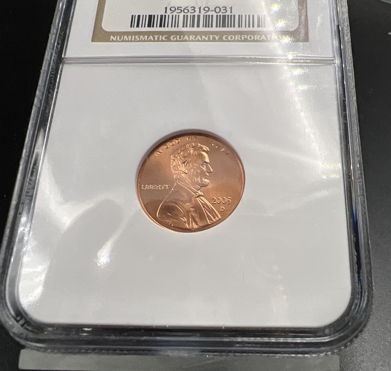 2005 D 1c Lincoln Memorial Cent MS66 RD NGC Gem BU Certified #031