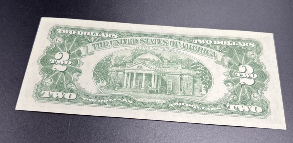 1963 $2 USN United States Note Red Seal #461 UNC