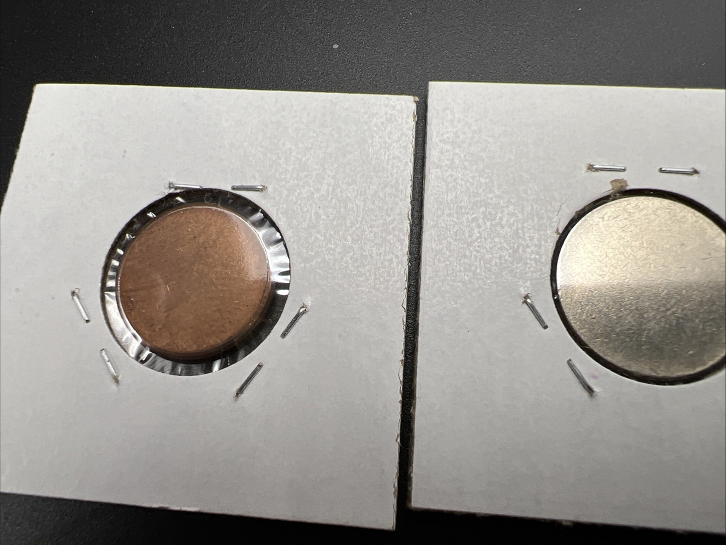 Blank Planchet Error Collector's lot 1c & 5c US Cent & Nickel Planchets UNC #a