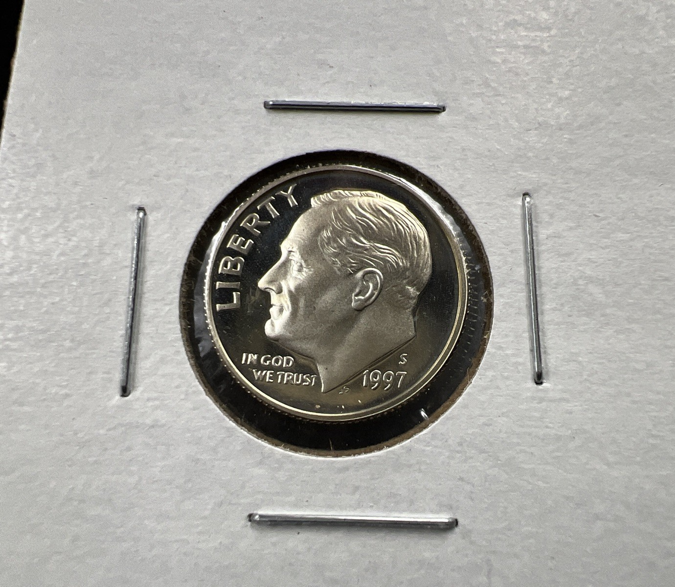 1997 S 10c Proof Silver Roosevelt Dime Coin SK#a