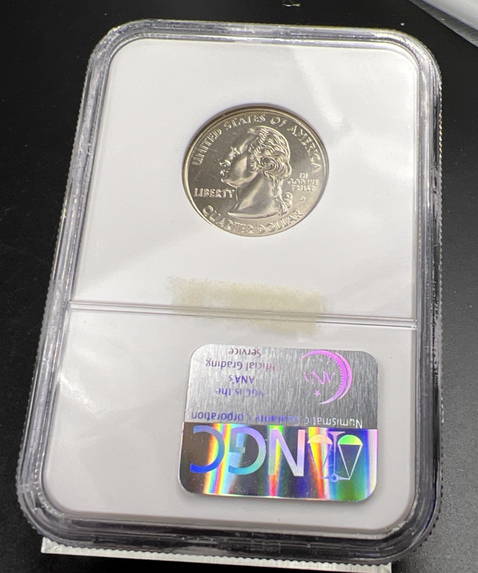 2001 D 25c North Carolina State Statehood Quarter Coin NGC MS67 SMS #064