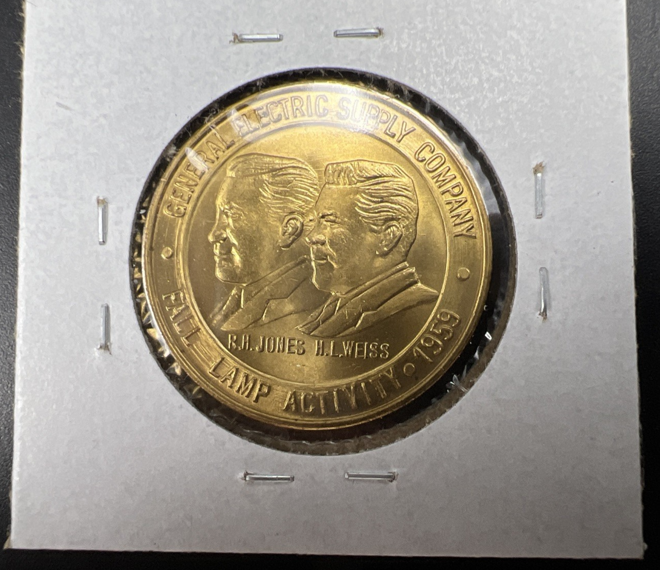 Lot 3 Small size Medals 1933 76 Lucky Piece - Gettysburg & 1959 General Electric