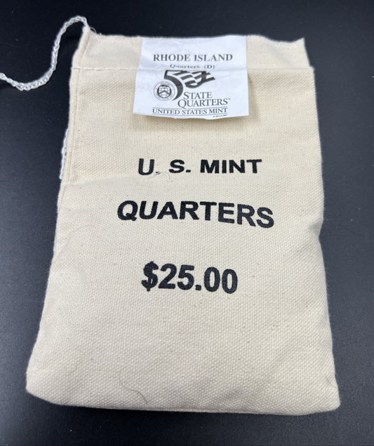 U.S. Mint Bag of 100 2001 D Rhode Island State Statehood Quarters BU UNC