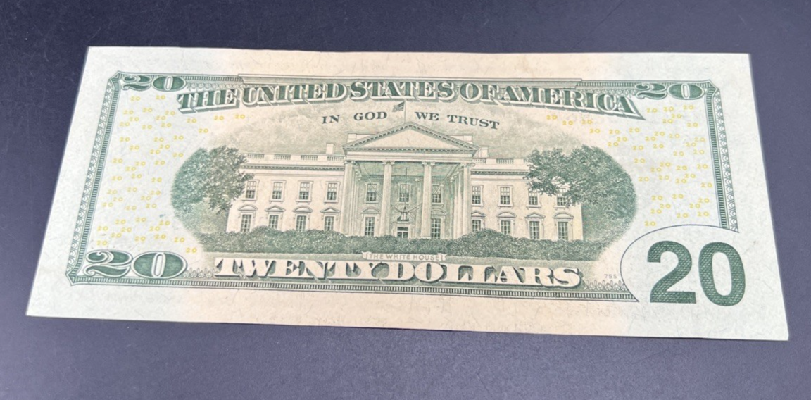 2013 Star * $20 FRN Federal Reserve Note CH AU About UNC #296