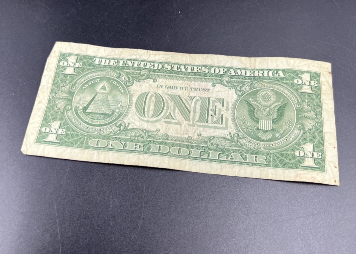 1957 A $1 One Dollar Silver Certificate G / VG Circ Serial #68888666